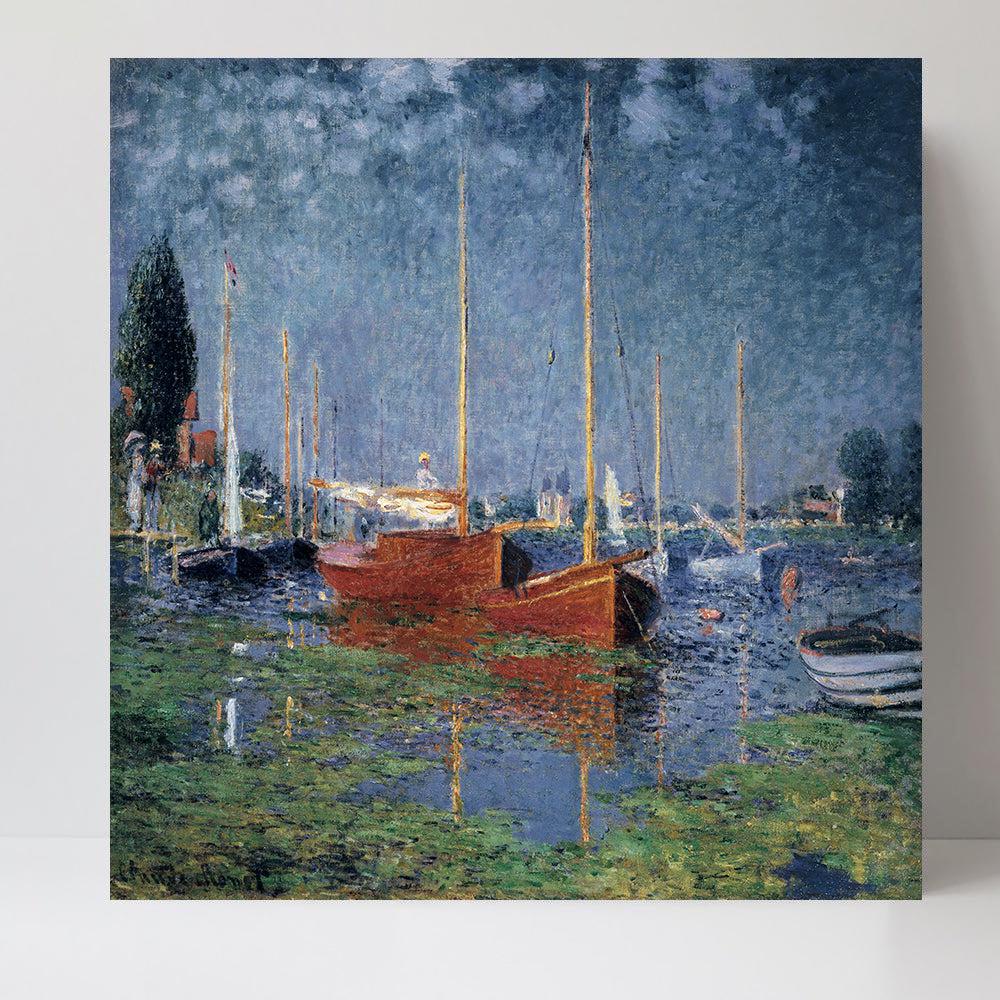Argenteuil, Red Boats, By Monet - Image 3