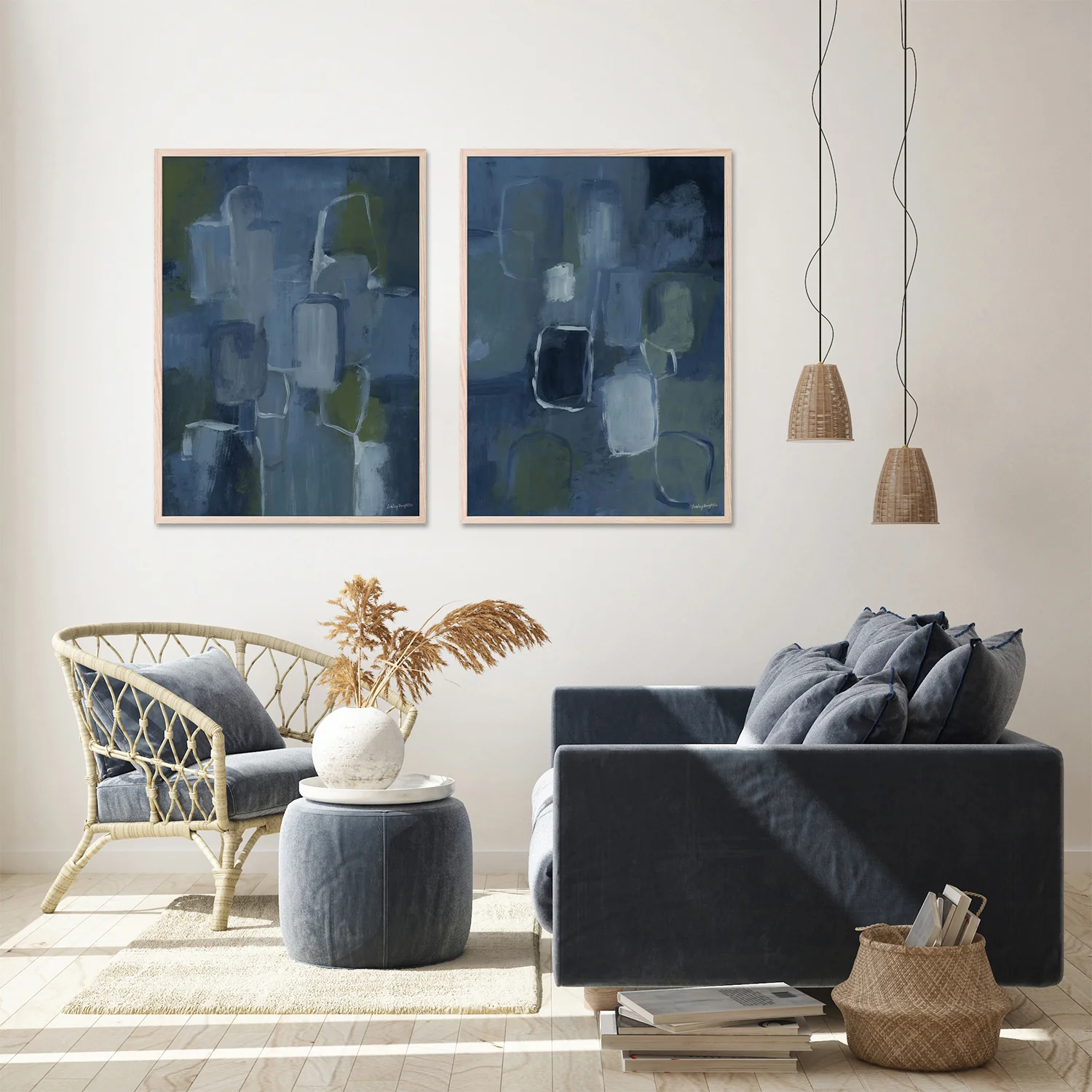 Blue Jean Baby, Style A & B, Set Of 2 - Image 8