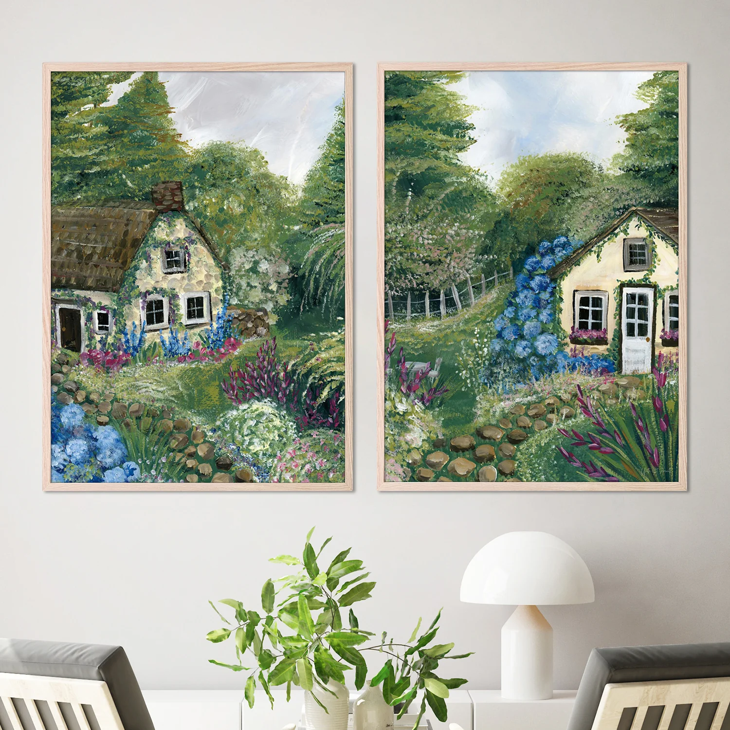 Country Cottage, Style C & D, Set Of 2 - Image 7