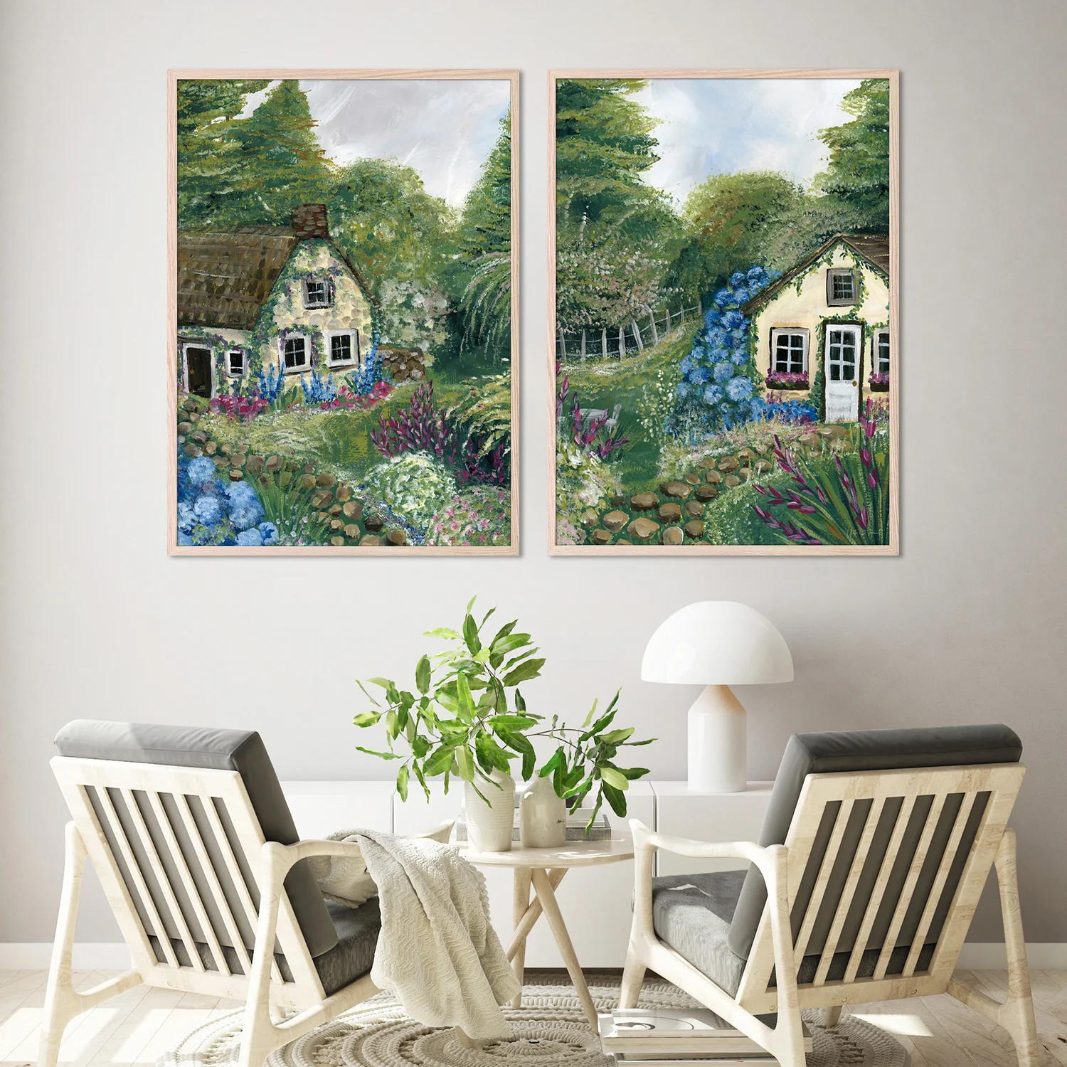 Country Cottage, Style C & D, Set Of 2 - Image 8