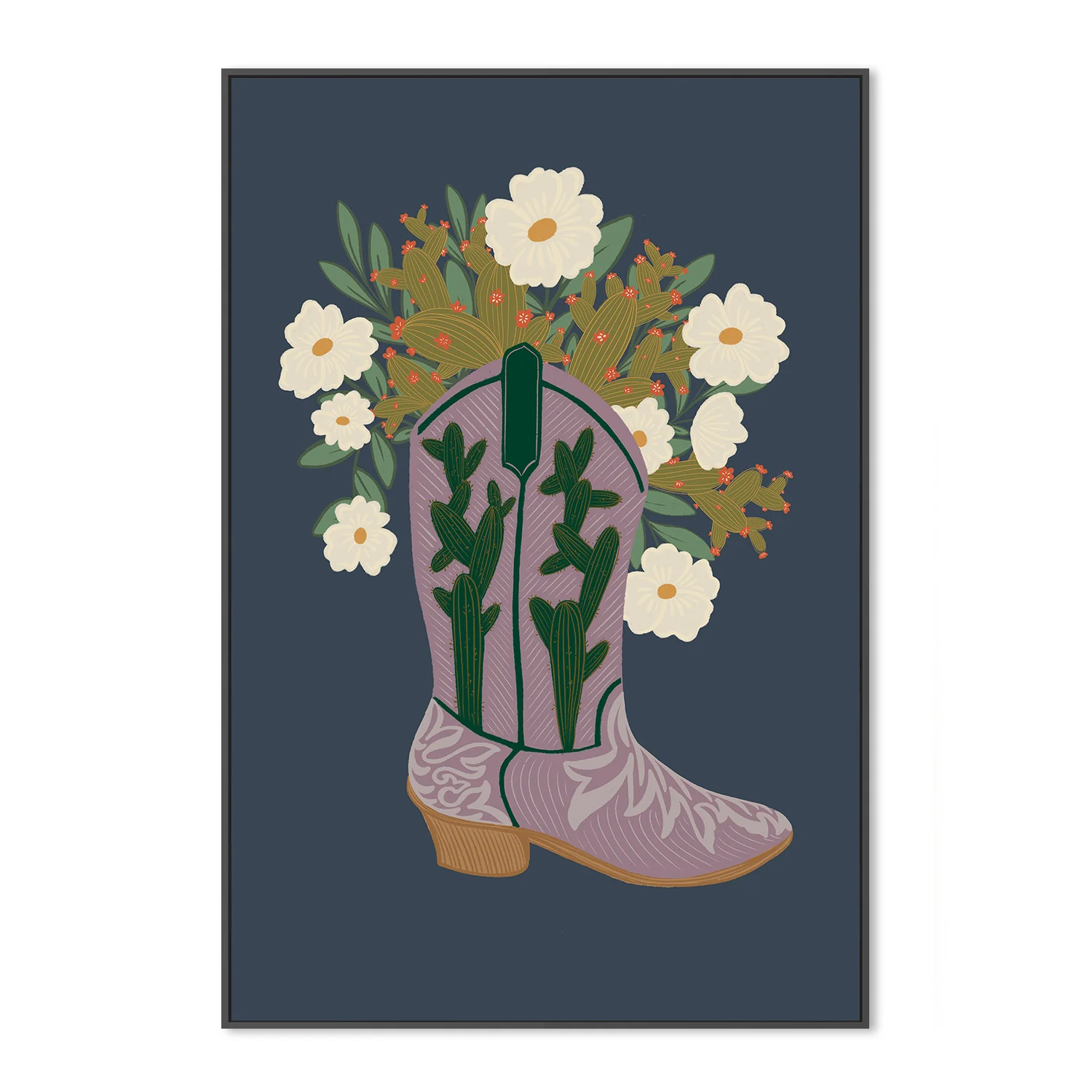 Cowboy Shoes and Floral - Image 3