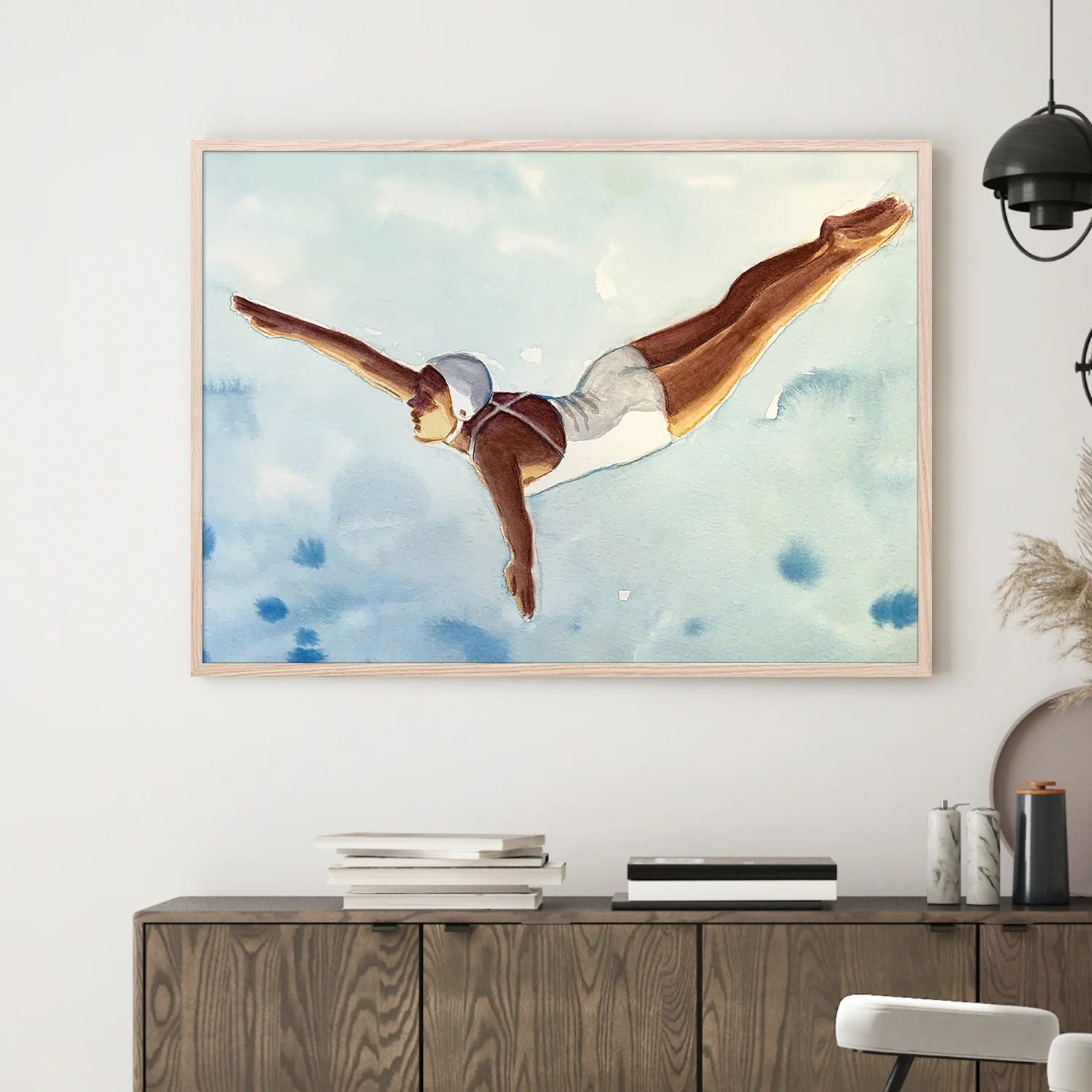 Diver in Aqua Sky - Image 7
