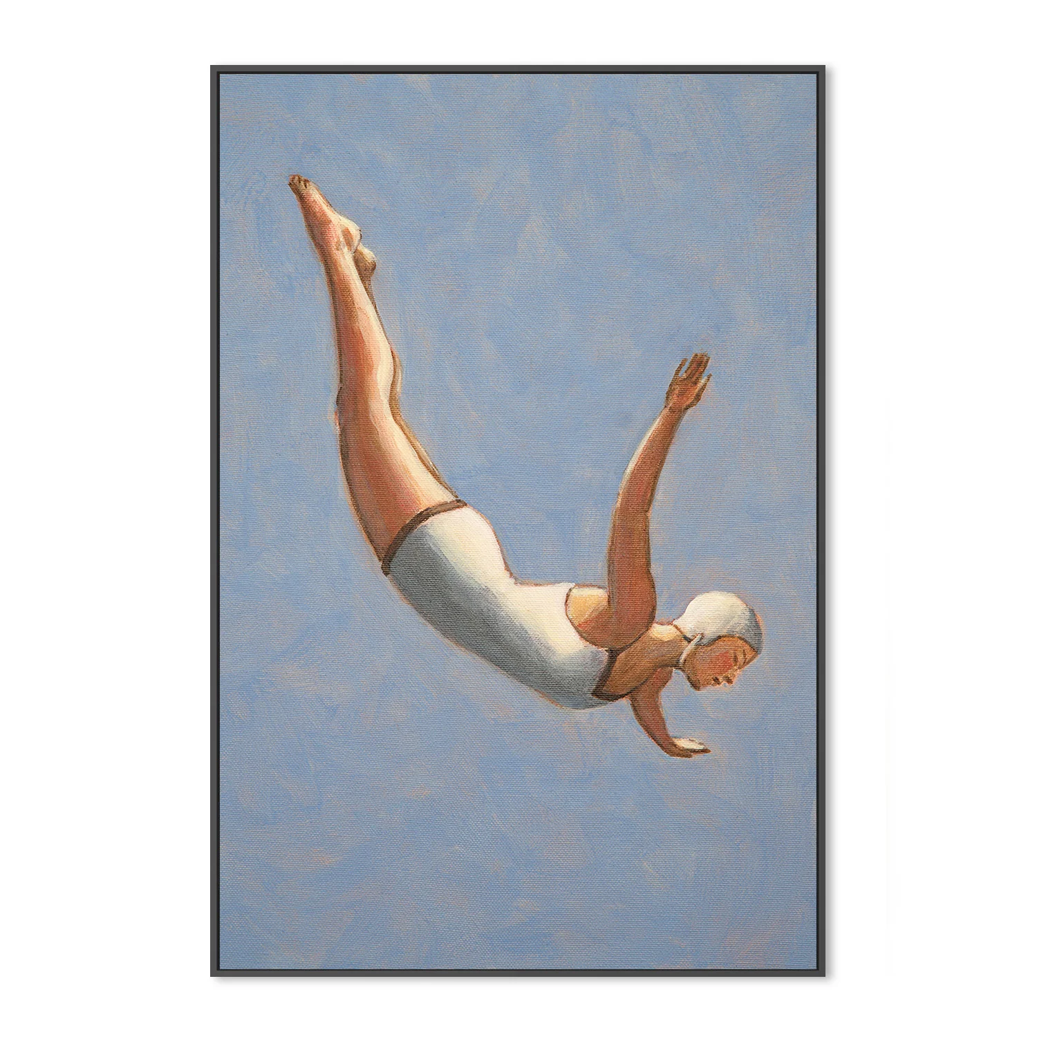 Diver in Blue-Grey Sky - Image 3