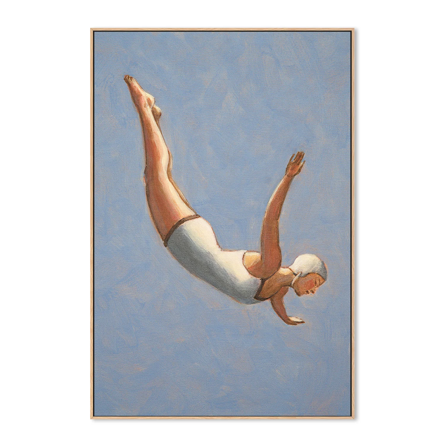 Diver in Blue-Grey Sky - Image 4