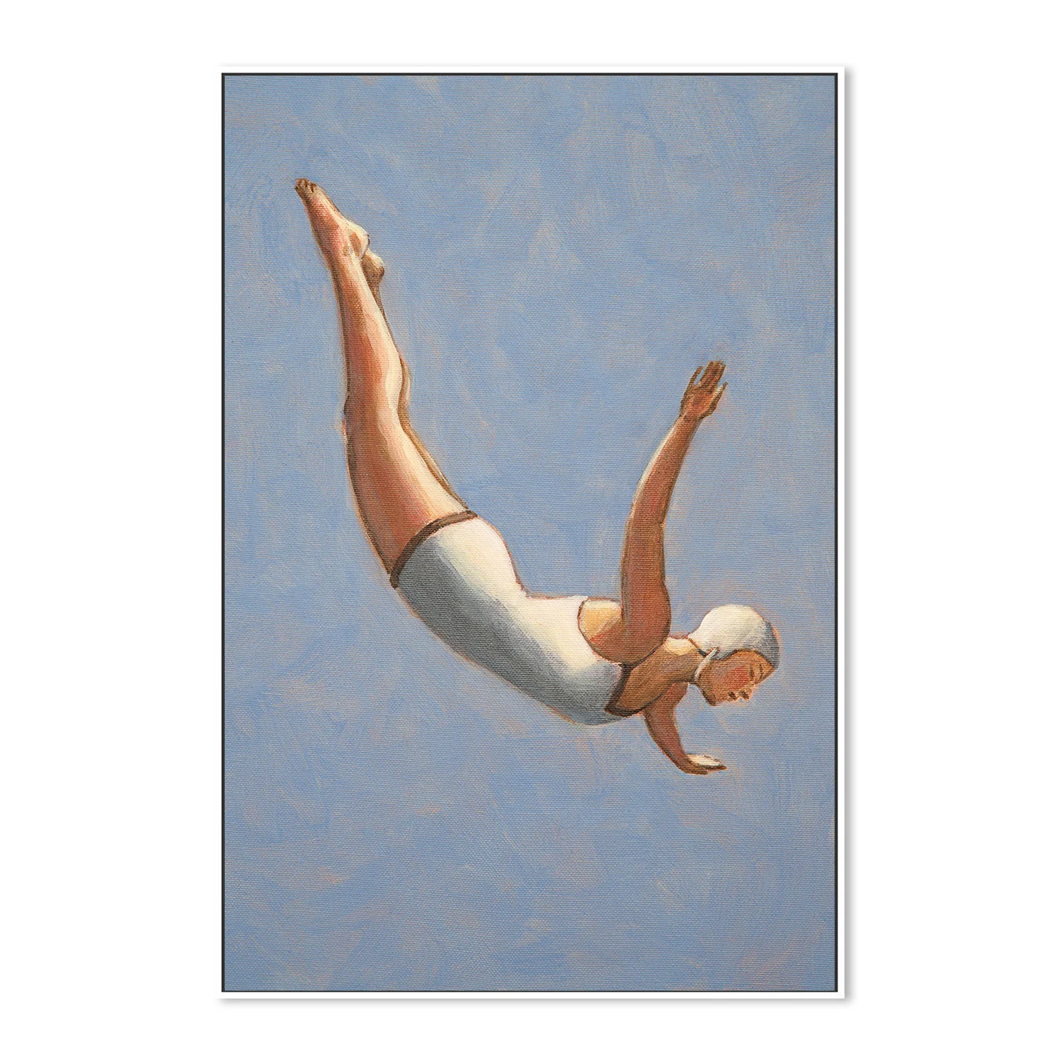 Diver in Blue-Grey Sky - Image 5