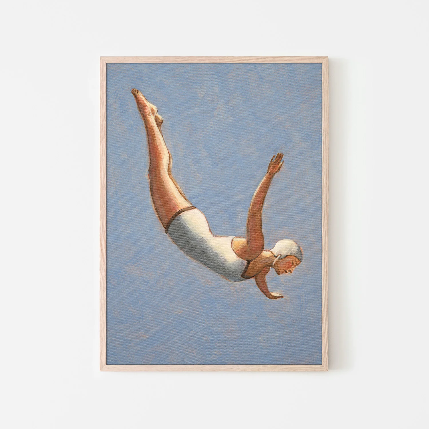 Diver in Blue-Grey Sky - Image 6