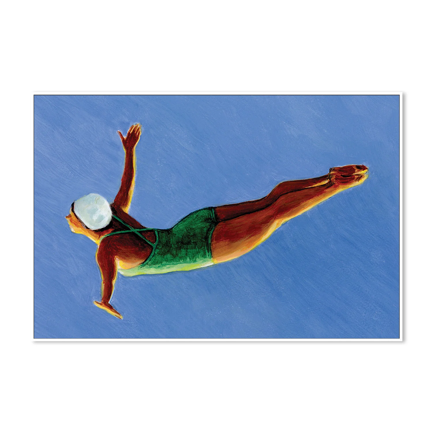 Diver in Green Swimsuit - Image 5