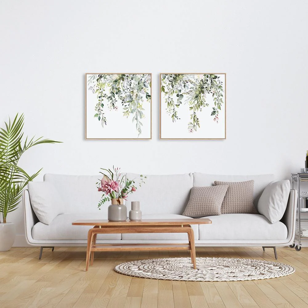 Floral Twigs In Breeze, Set Of 2 - Image 3