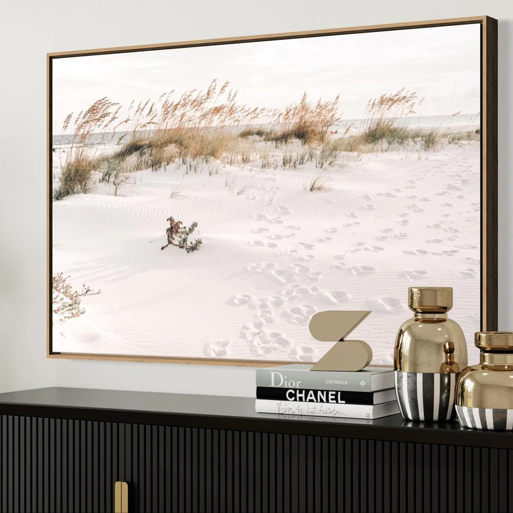 Footprints By The Beach, Soft Tone - Image 3