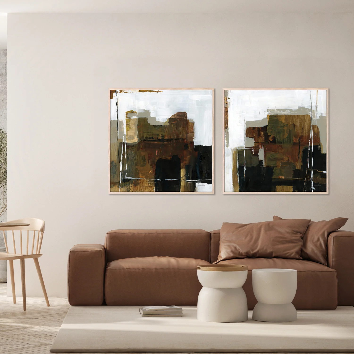 Natural Abstract, Style A & B, Set Of 2 - Image 8