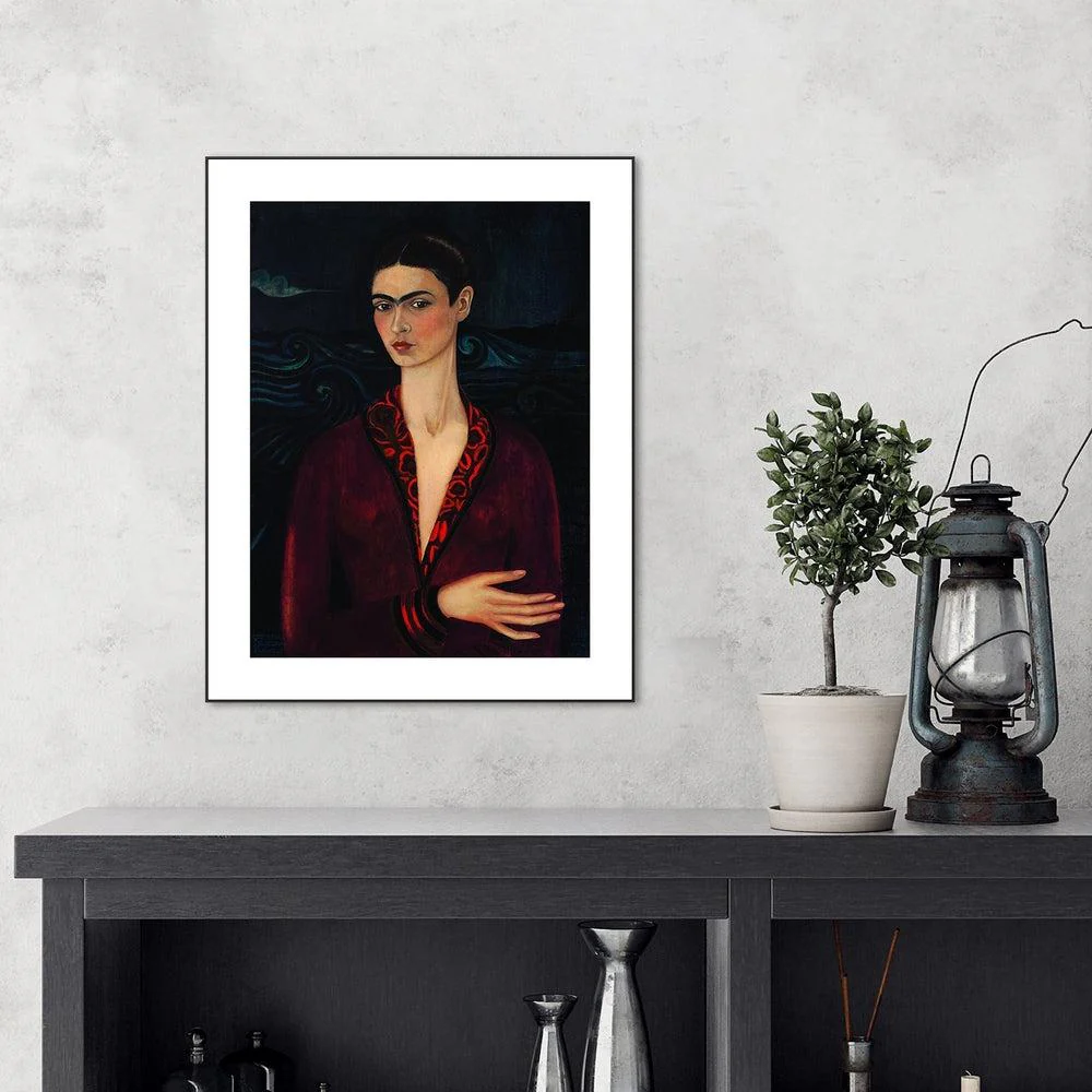Self Portrait In A Velvet Dress, By Frida Kahlo - Image 3