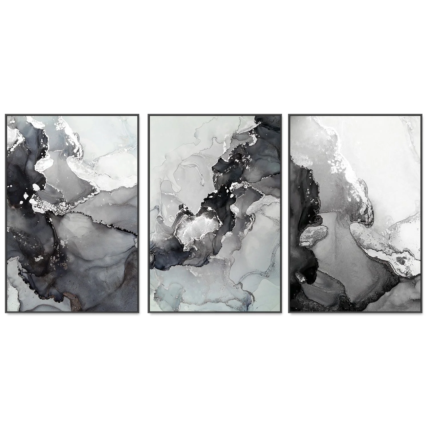 Silver Swirl, Style A, B & C, Set Of 3 - Image 3