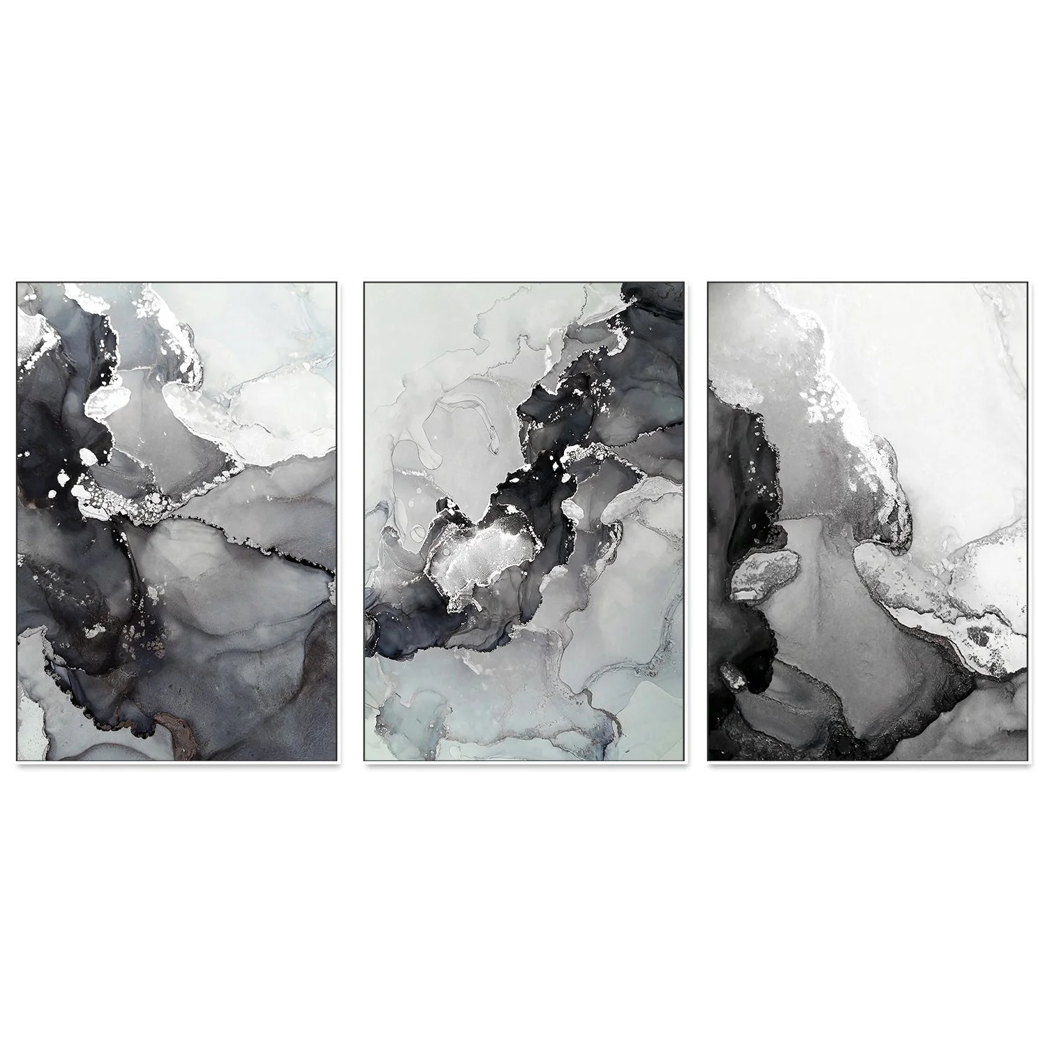 Silver Swirl, Style A, B & C, Set Of 3 - Image 5