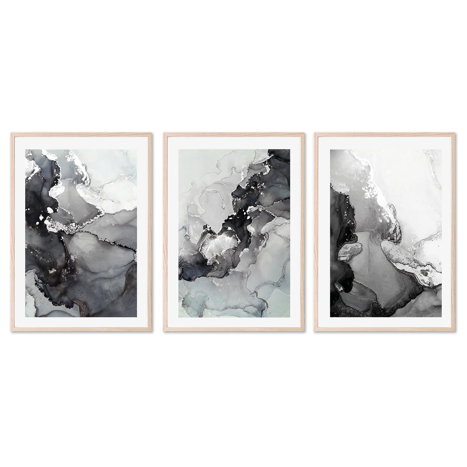 Silver Swirl, Style A, B & C, Set Of 3 - Image 6