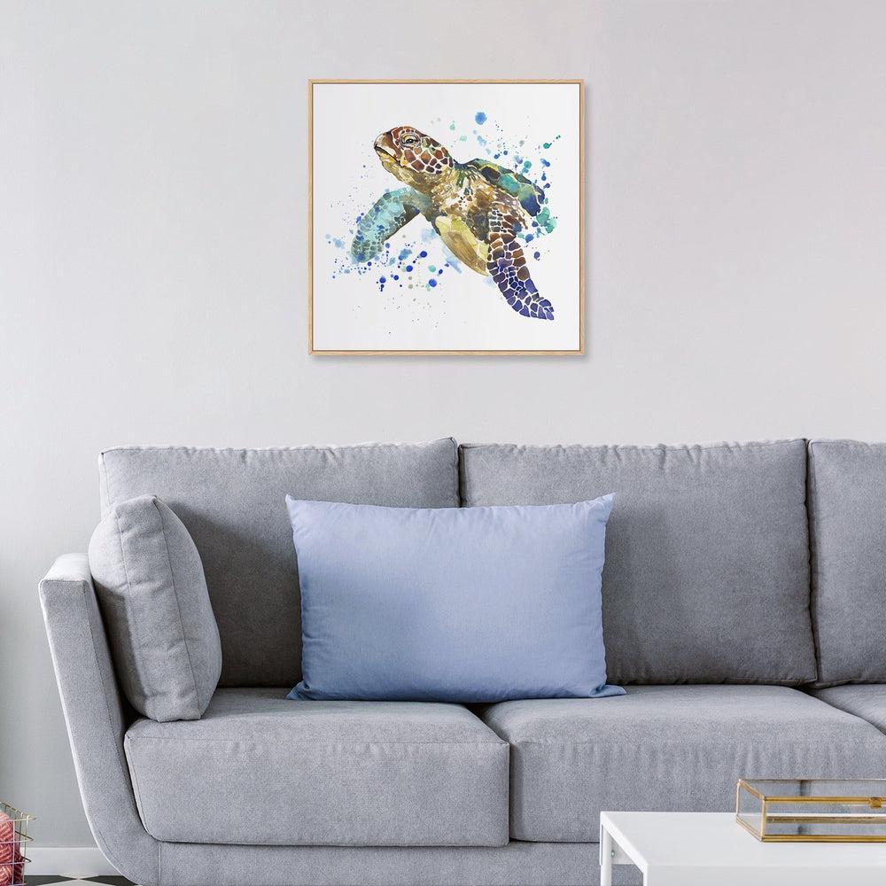 Turtle, Watercolour Painting - Image 3