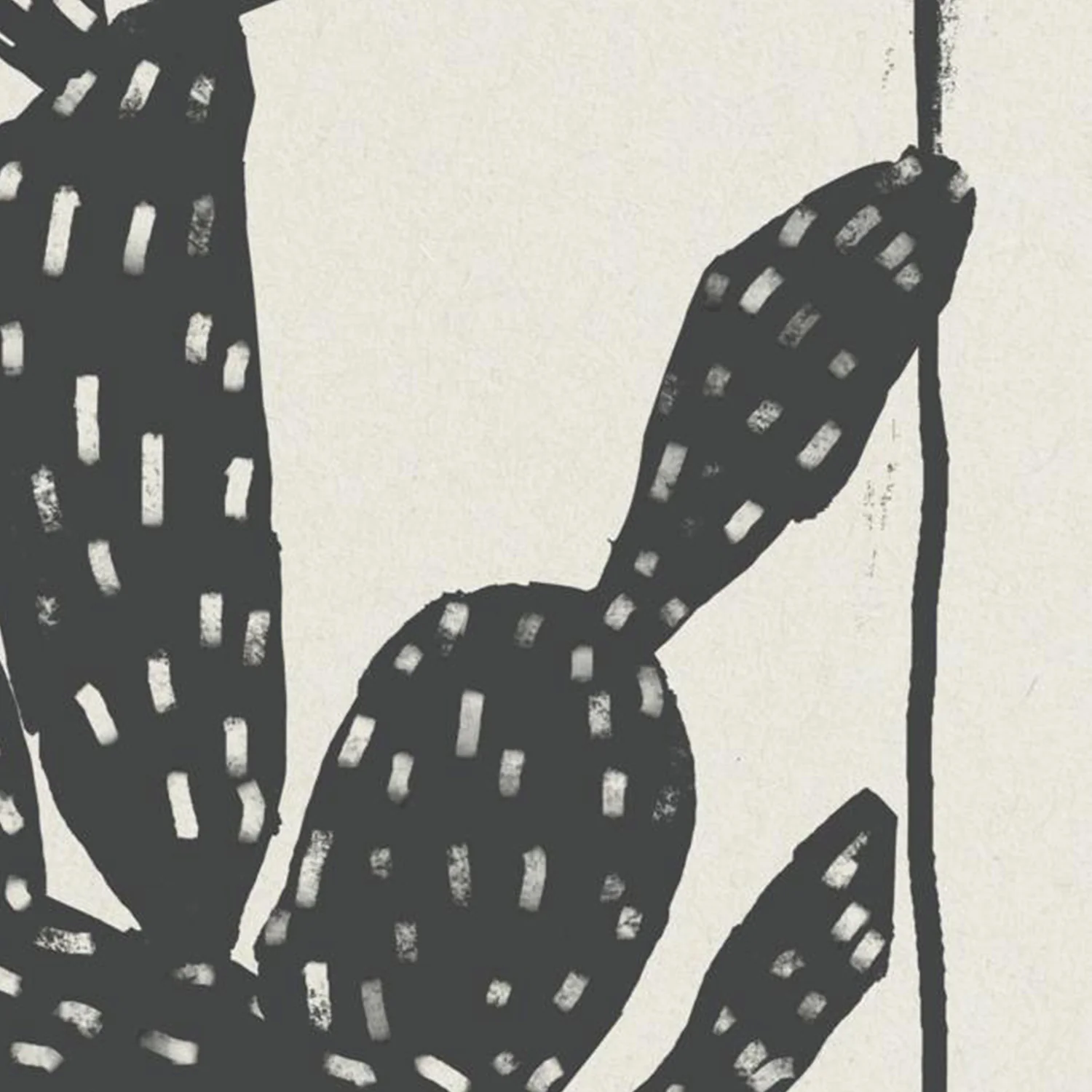 Woodcut Cactus, Style A & B, Set Of 2 - Image 14